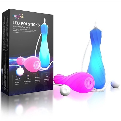 Led poi sticks leucht - led,