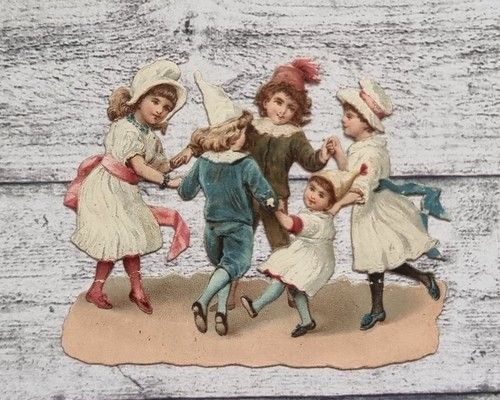 Glanzbild sechs kinder - glanzbild,